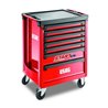 Usag 516 STS7V carrello start con sistema antiribaltamento - 7 cassetti (vuoto) rosso