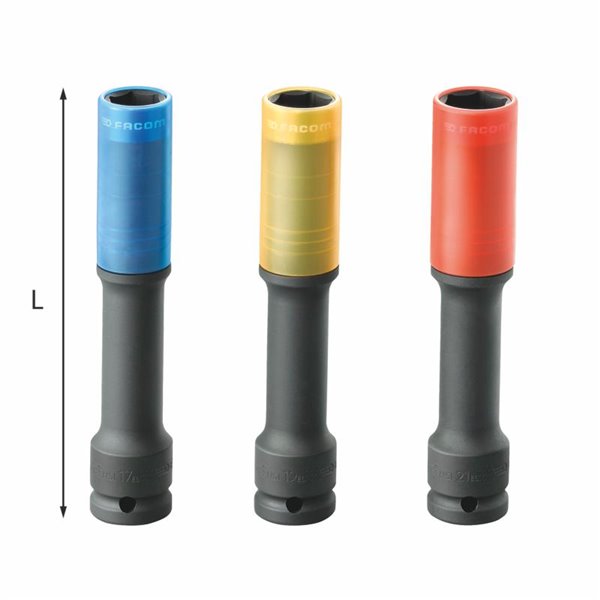 Usag 270 L/Se3 Set 3 Long Wheel Impact Socket