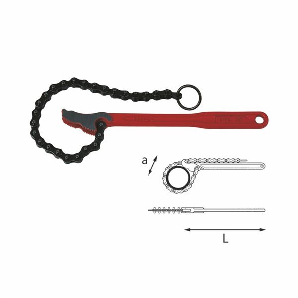 Usag 312 2-4 Light-Duty Chain Wrench
