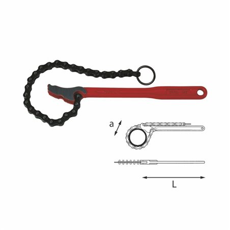 Usag 312 2-4 Light-Duty Chain Wrench