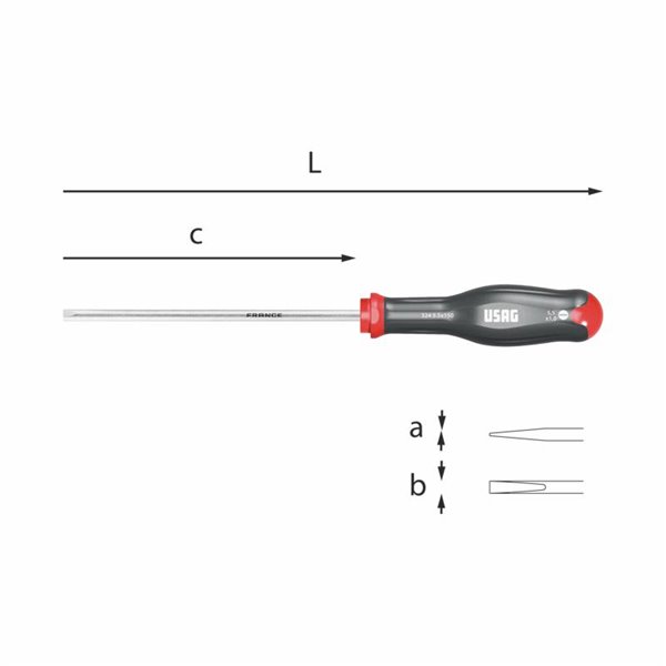 Usag 324 2X12X250 Screwdriver