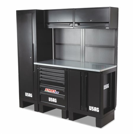 Usag 516 Sa/Cap Arredamento per officina postazione base - pianale in acciaio