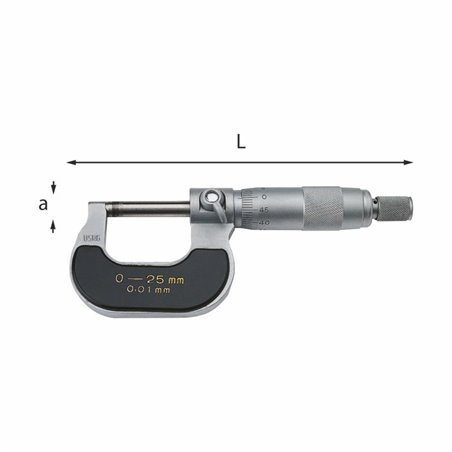 Usag 967_25-50  Micrometer For Outside Meas
