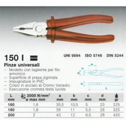 150 I 160  PINZA UNIVERSALE          (E)