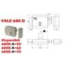 Yale 680 D Electric Lock - 50