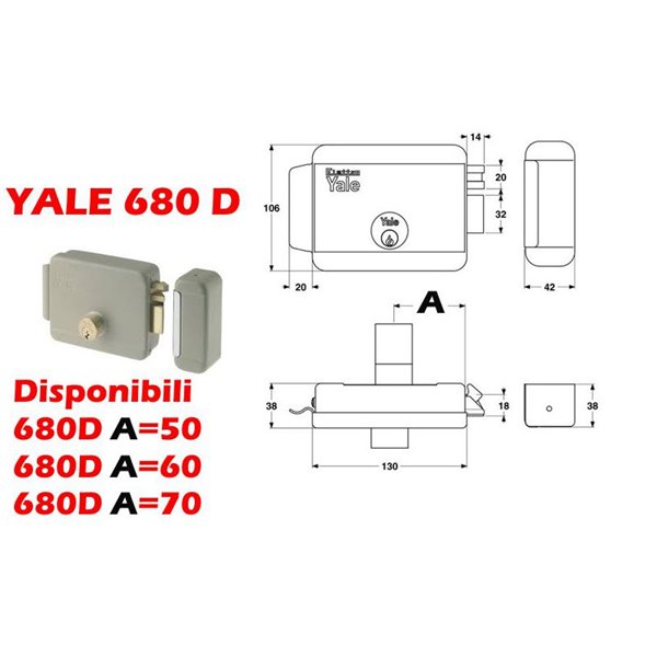 Sarratura Elettrica Yale 680D - 50
