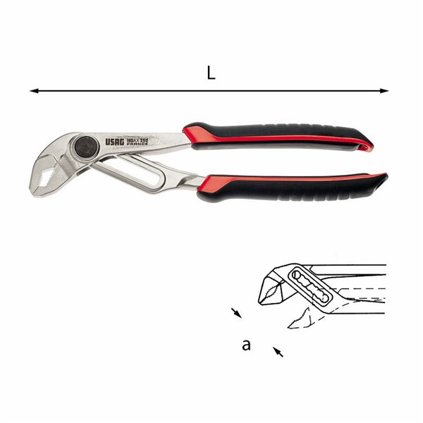 Usag 180 AX 250  Pinza Regolabile Semi-Auto