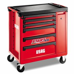 Usag 516 STBO6V  Carrello Porta Utensili Rosso