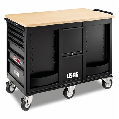 Usag 516 STBU12V  Carrello Porta Utensili Nero