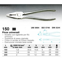 150  180  PINZA UNIVERSALE          (E)