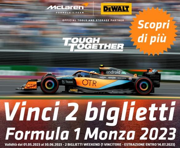 Vinci 2 biglietti weekend formula 1 Monza 1-2-3 Settembre 2023