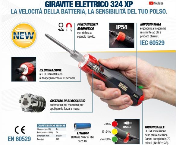 324 XP electric screwdriver